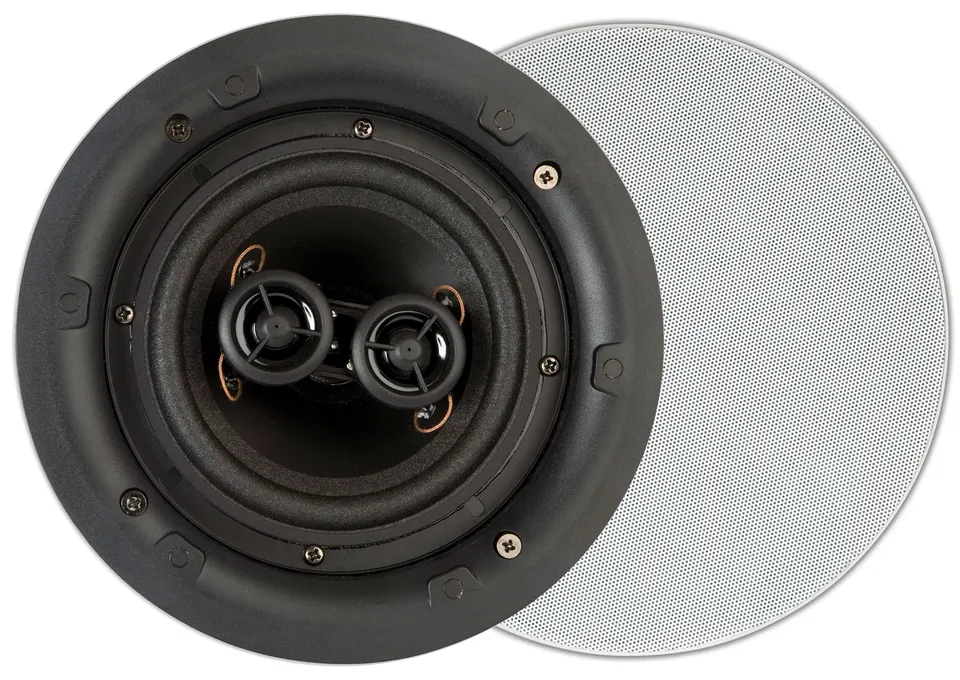 artsound-flat-fl550-enceinte-murale-blanche-100w-ronde image 1