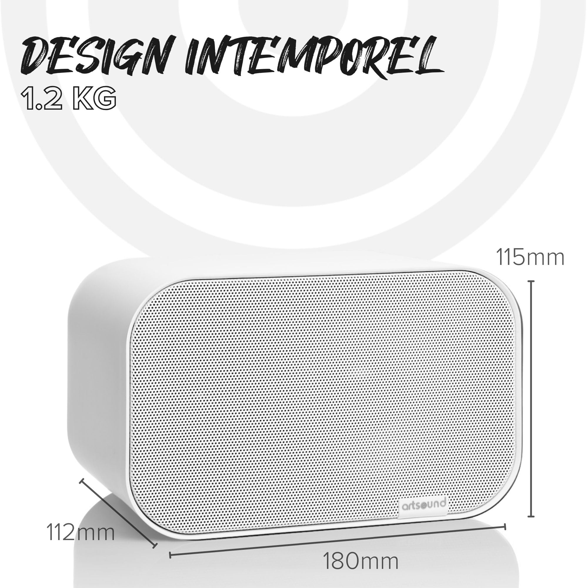 artsound-universals-uni30-enceinte-murale-blanc-2-voies-paire image 5