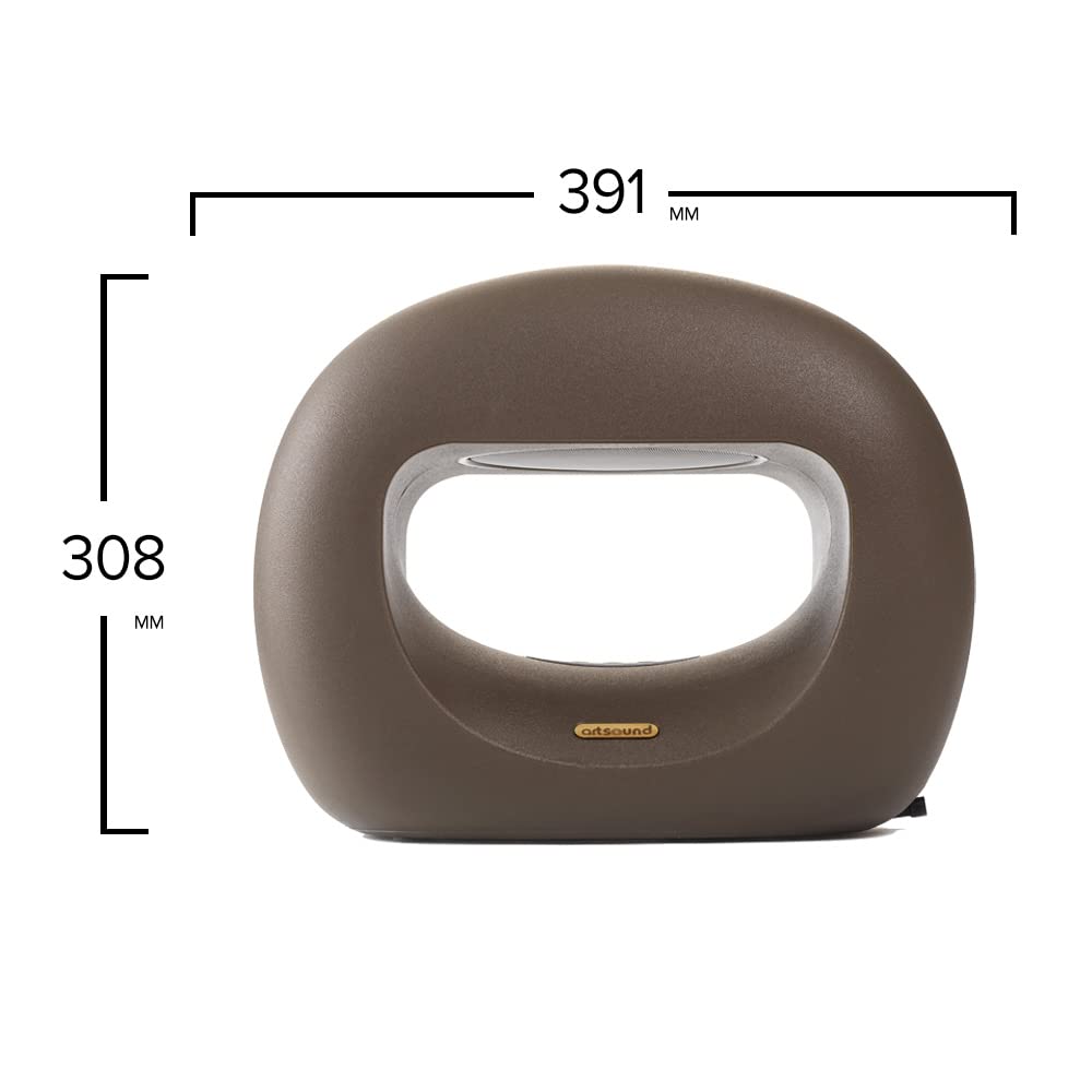 artsound-kurv-bt-enceinte-jardin-bluetooth-marron image 2