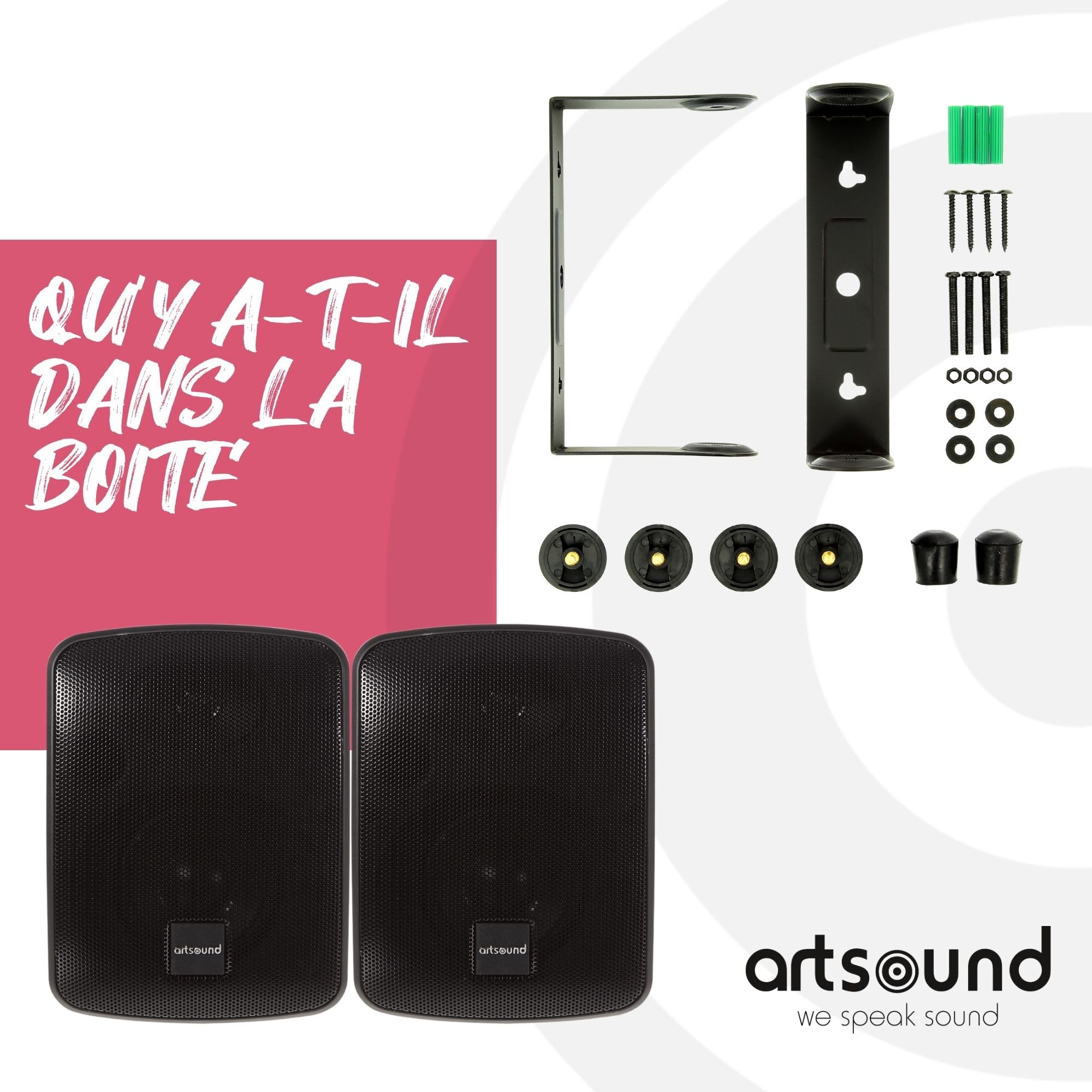 artsound-outsiders-asw45-2-enceinte-ext-rieure-ip54-noir-80w image 7