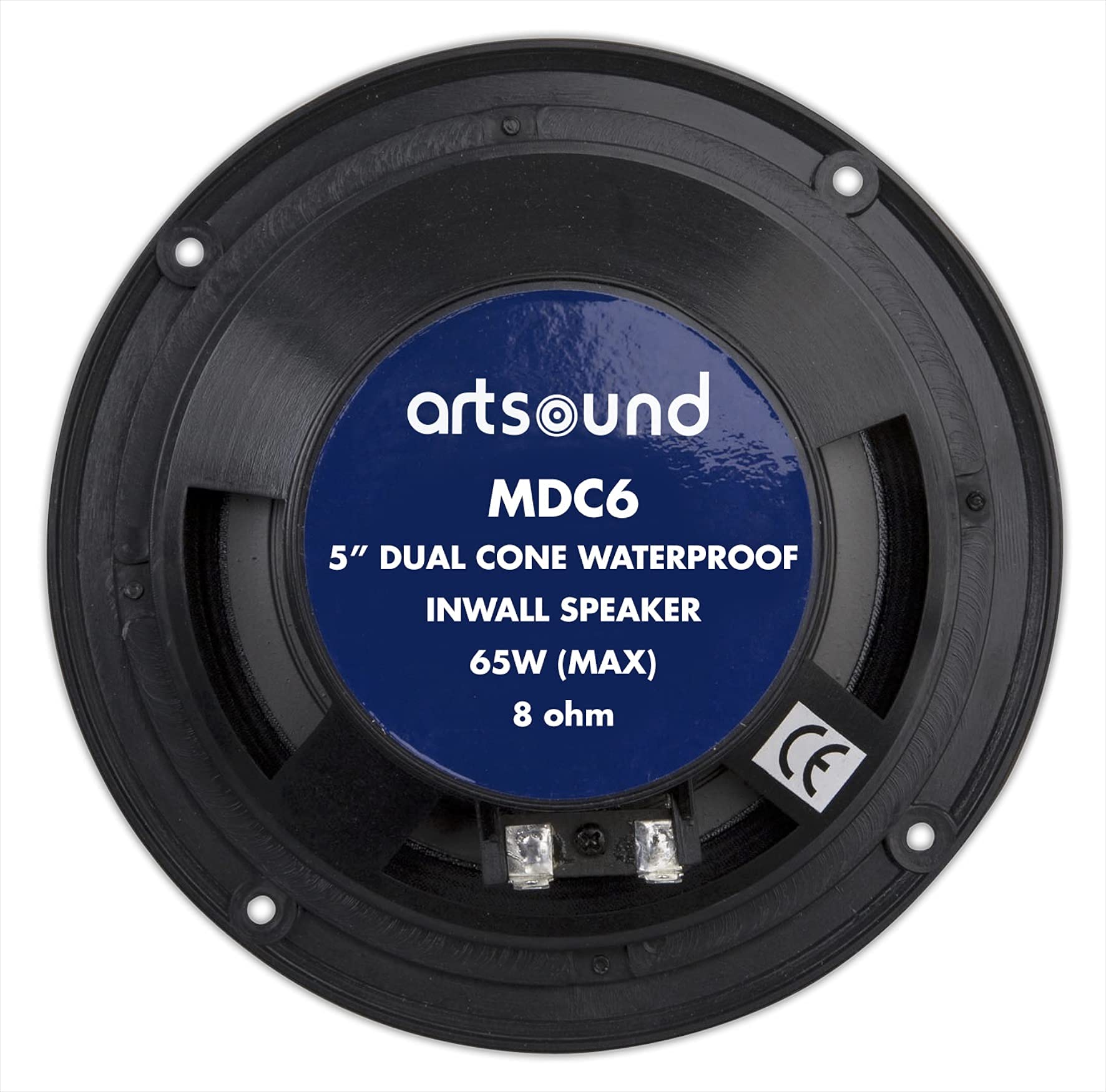 artsound-waterproof-mdc6-enceinte-encastrable-noir-60w-tanche image 3
