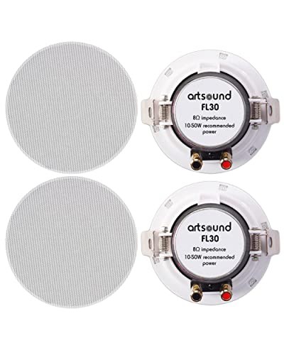artsound-flat-fl30-enceinte-encastrable-blanc-20w-paire image 8