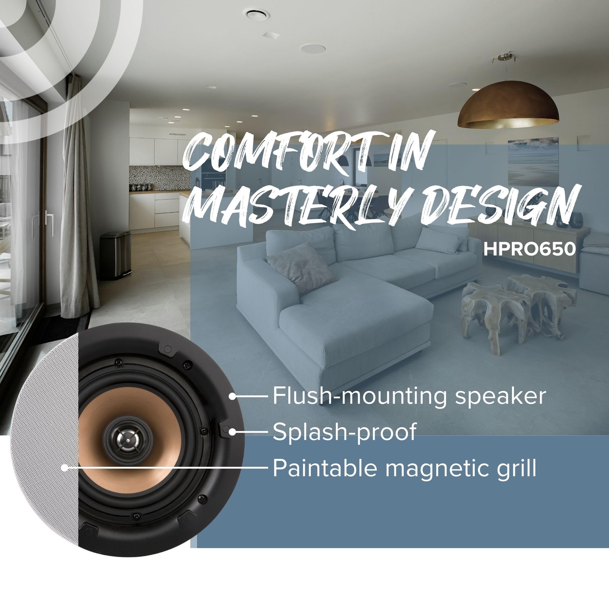 artsound-hpro650-enceinte-plafond-ronde-6-5-tweeter-orientable image 3