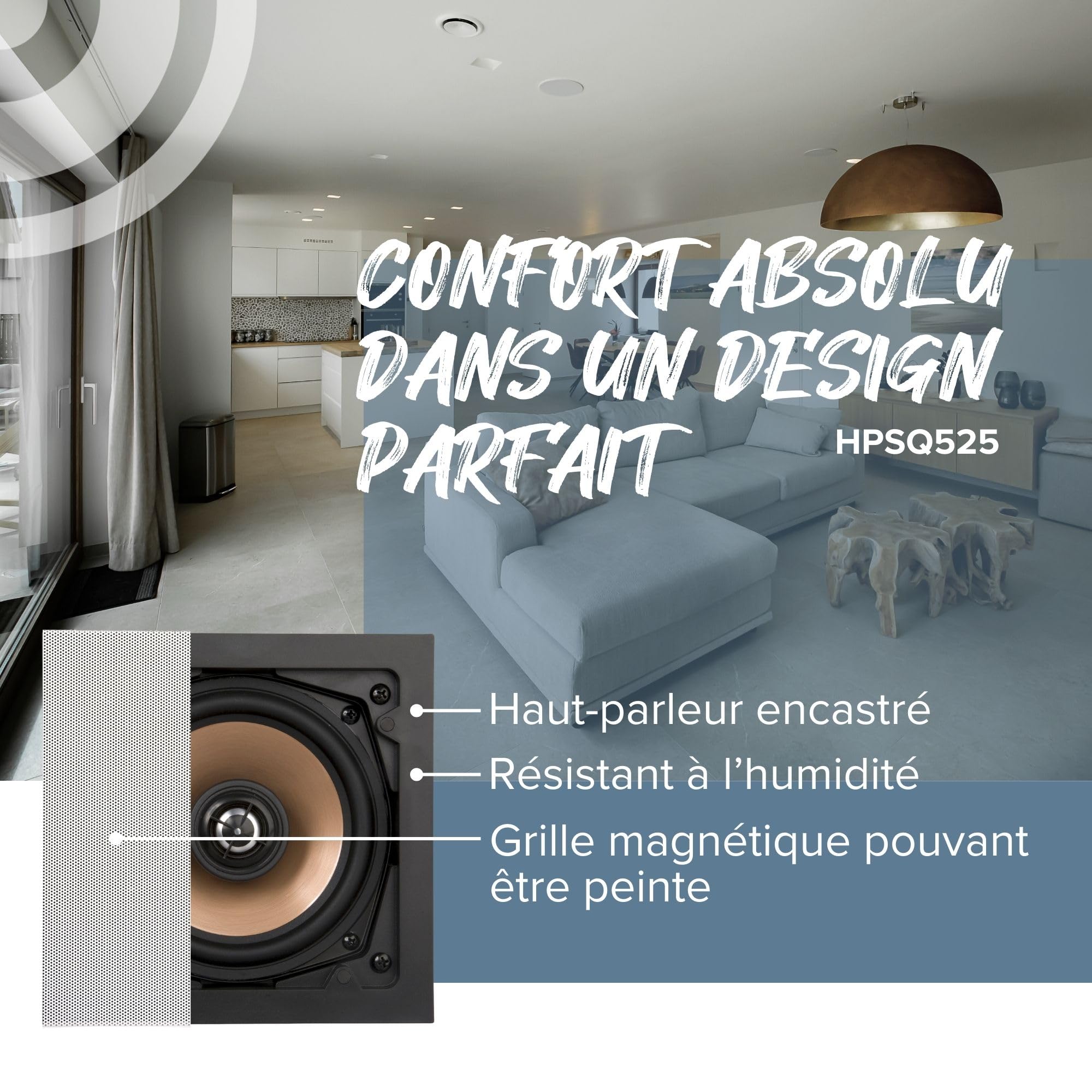artsound-hpsq525-enceinte-encastrable-aluminium-10-100w image 3