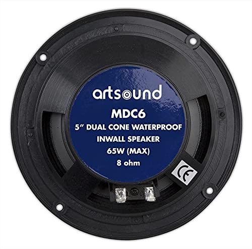 artsound-waterproof-mdc6-enceinte-encastrable-noir-60w-tanche image 7