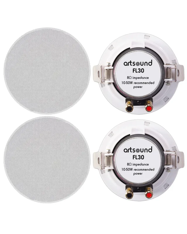 artsound-flat-fl30-enceinte-encastrable-blanc-20w-paire image 1