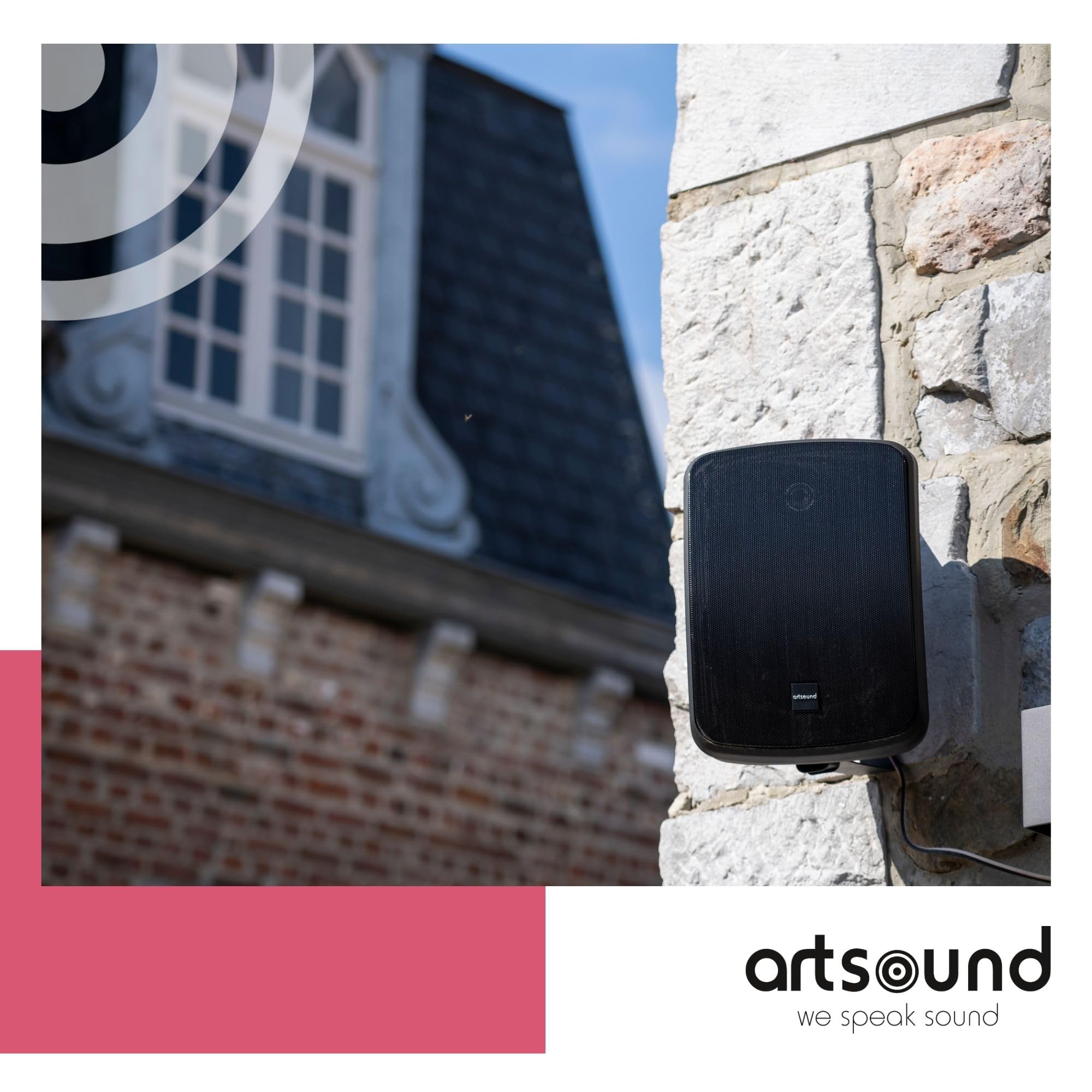 artsound-outsiders-asw45-2-enceinte-ext-rieure-ip54-noir-80w image 2