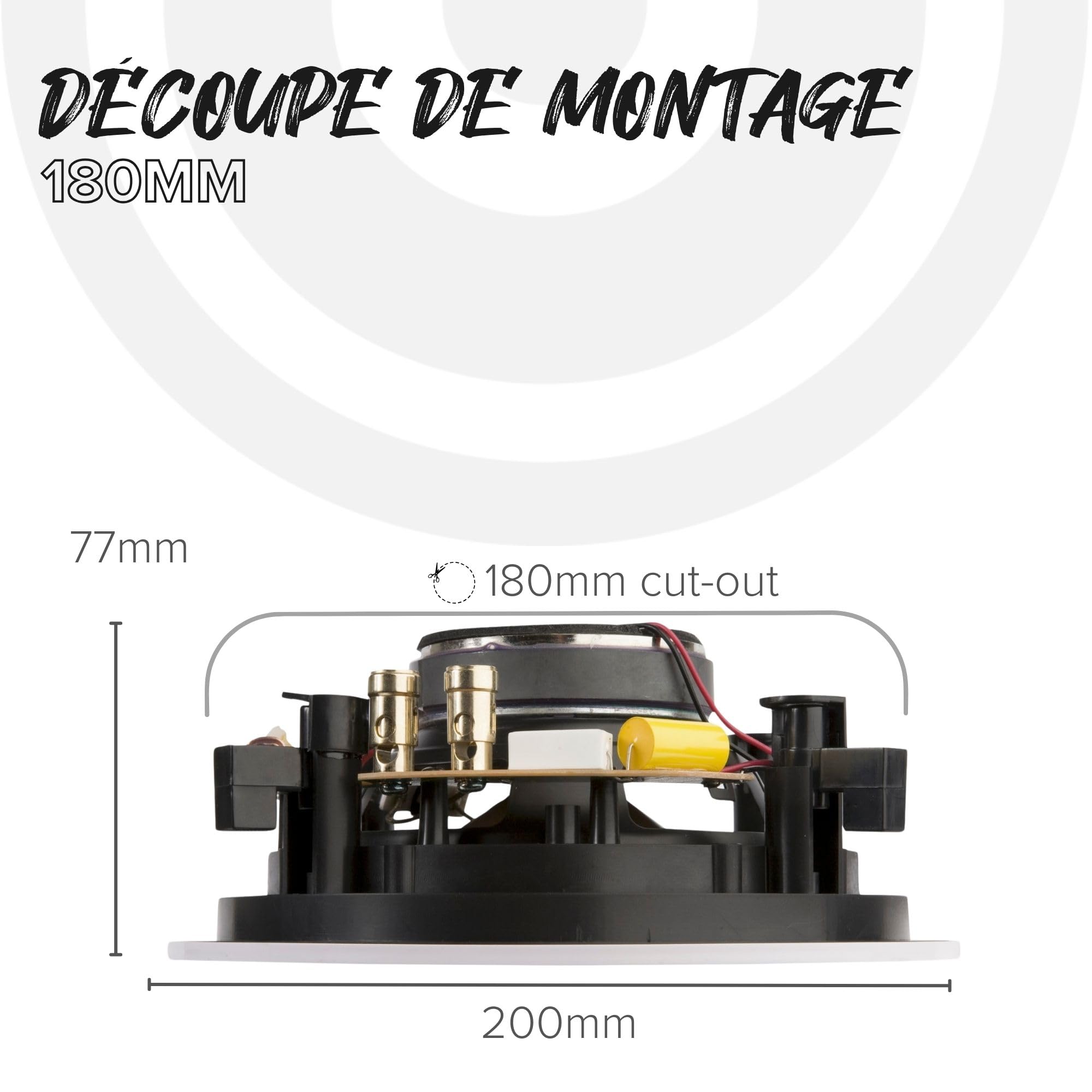 artsound-hpro525-enceinte-encastrable-ronde-alu-20-120w image 6